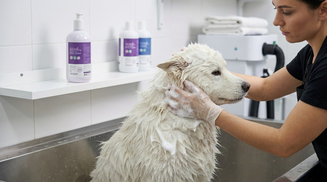 Guia Técnico: Protocolos de Banho por Tipo de Pelagem para Alta Performance no Grooming