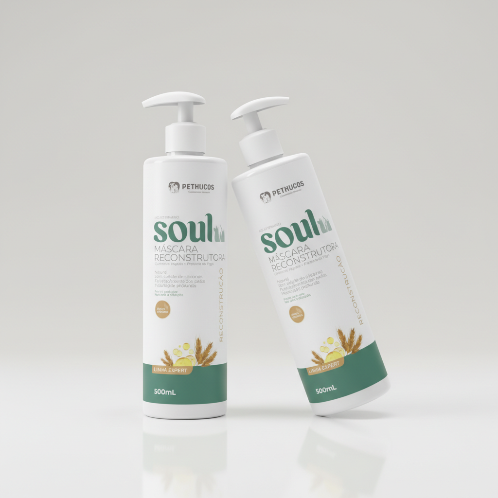 Máscara reconstrutora  Queratina Vegetal e Proteína de Trigo 500ML